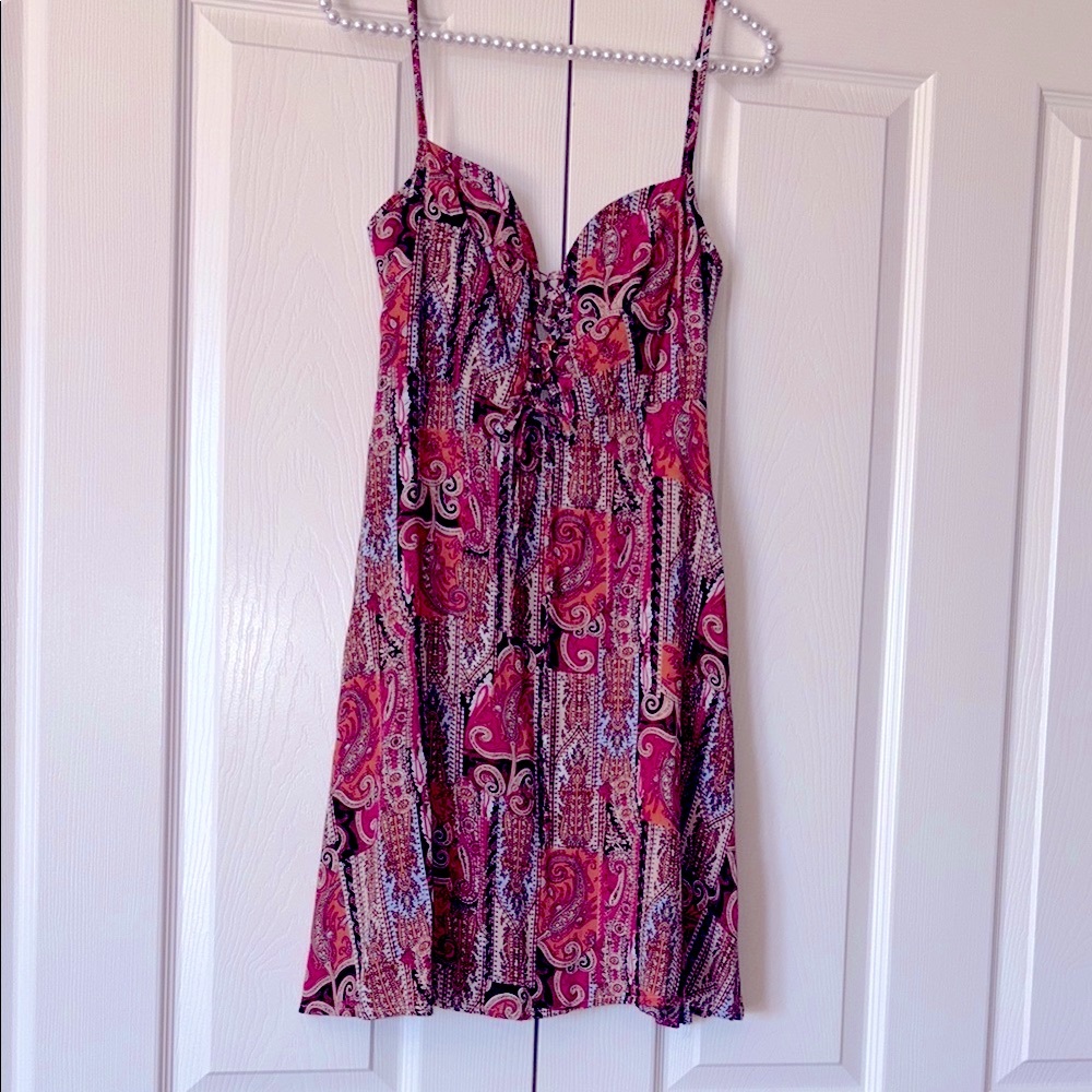 Fun and Elegant Paisley Print Dress